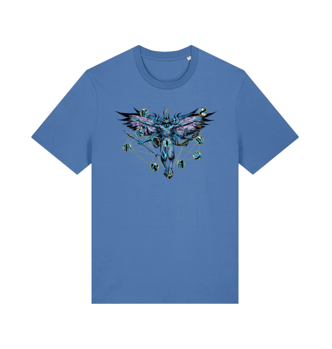 Bright Blue Printed T-shirt